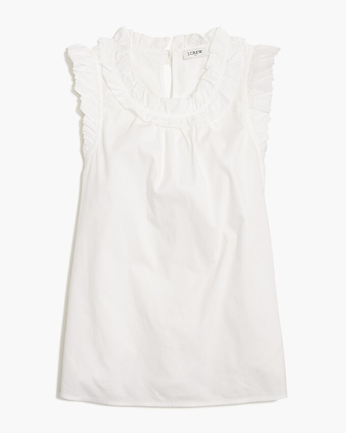 Sleeveless ruffle top | J.Crew Factory