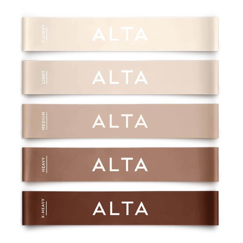 ALTA Mini Loop Bands for Exercise - Premium Durable Latex - Small Resistance Bands for Women, Boo... | Amazon (US)