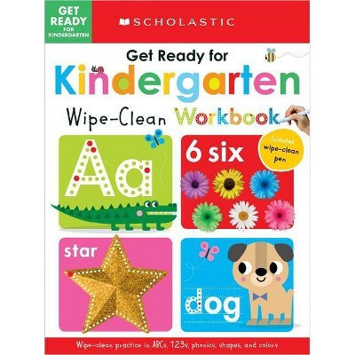 Get Ready for Kindergarten Wipe-Clean Workbook: Scholastic Early Learners (Wipe Clean) - (Paperback) | Target