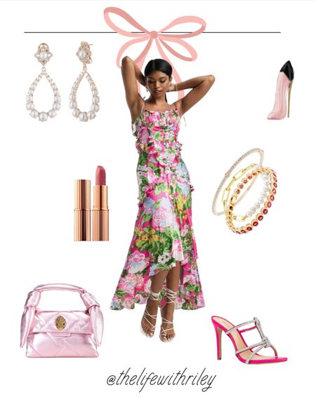 Wedding guest dress 

Barbie core, Barbie vibes, floral dress, silk dress, maxi dress, floral maxi, vacation outfit, vacation dress, Hawaii vibes, pink dress, pink vibes, girlie style 

#LTKFind #LTKstyletip #LTKwedding