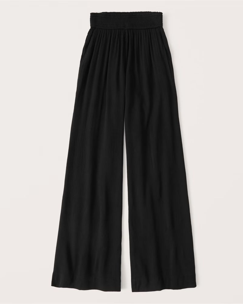 Pull-On Wide Leg Pants | Abercrombie & Fitch (US)