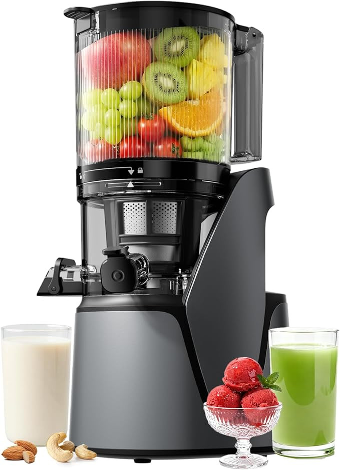 Juicer Machines, 3-in-1 Cold Press Juicer with 6.5" Extra Large Chute, 100oz Large Capacity, AC M... | Amazon (US)