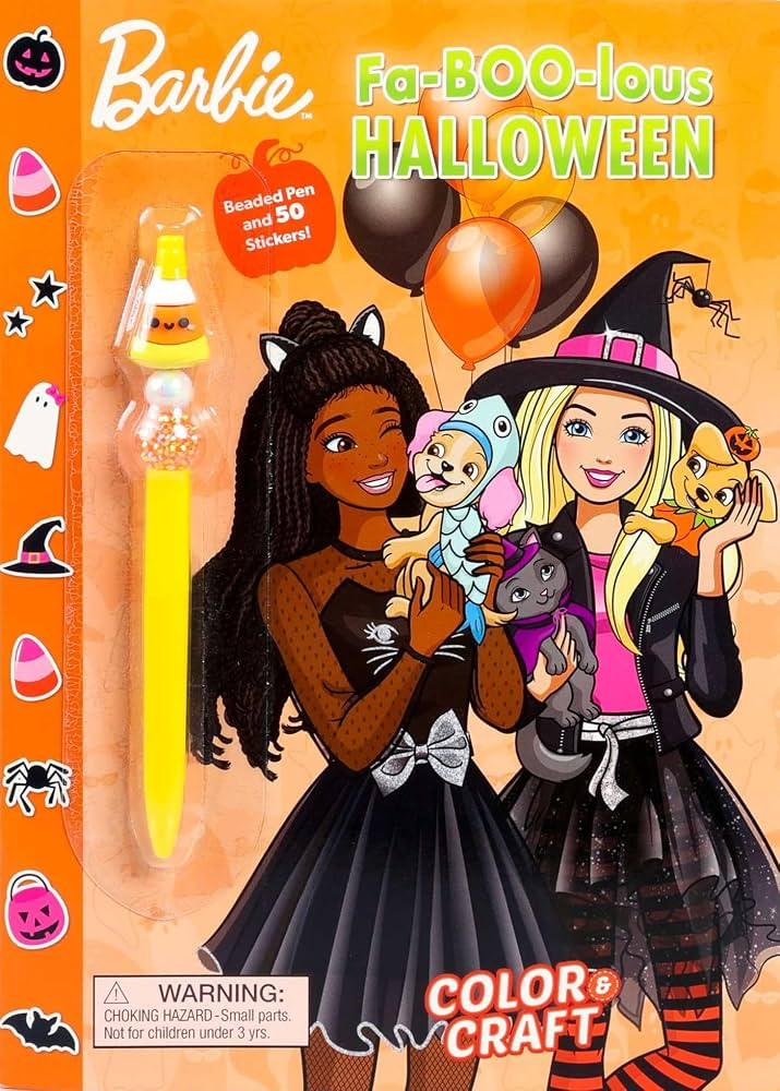 Barbie: Fa-BOO-lous Halloween (Color & Craft) | Amazon (US)