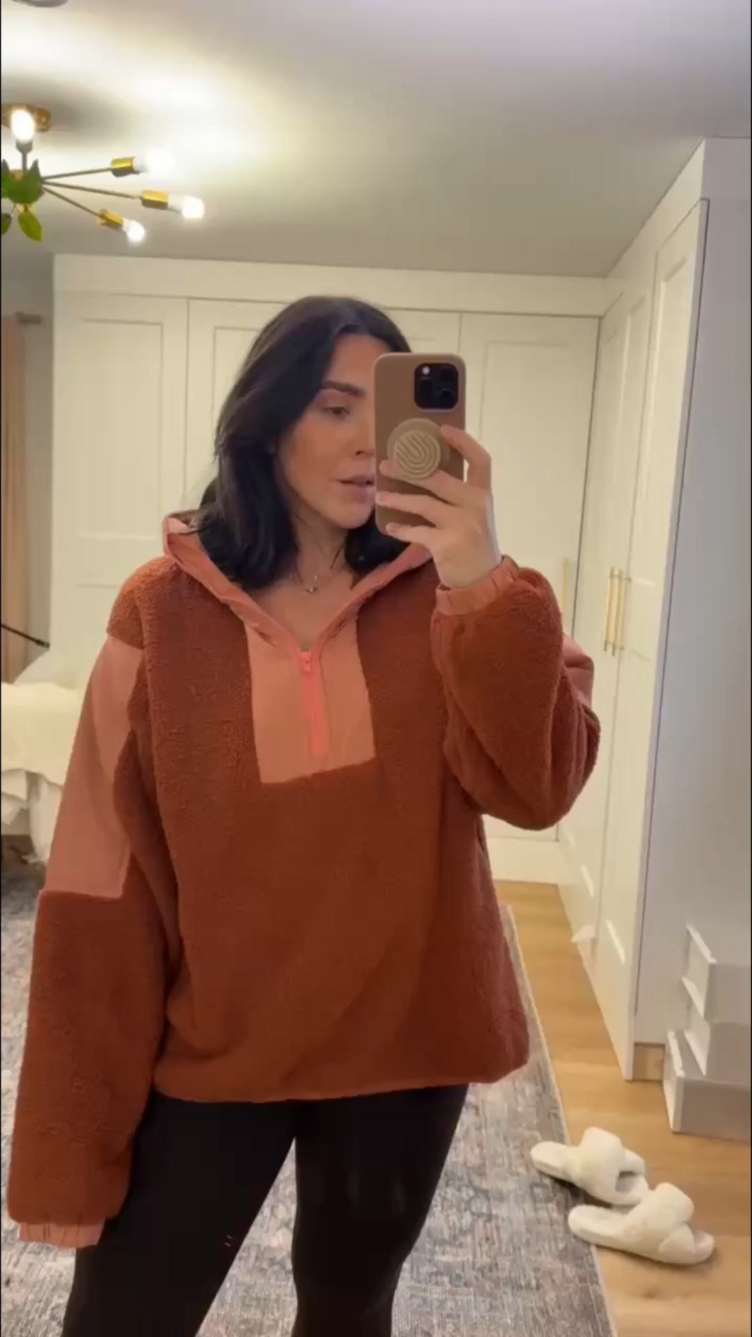 Free people inspired jacket from Amazon 
Size XL
Cozy Sherpa jacket for an everyday mom look 

#LTKFindsUnder50 #LTKMidsize #LTKootd