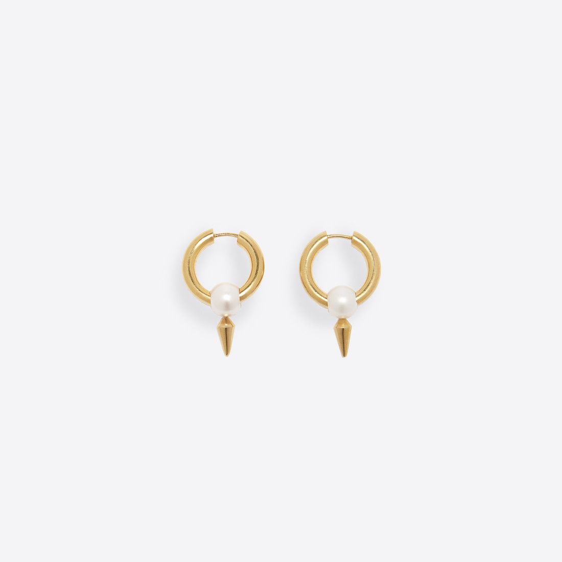 Balenciaga - Force Spike Earrings Gold | Balenciaga