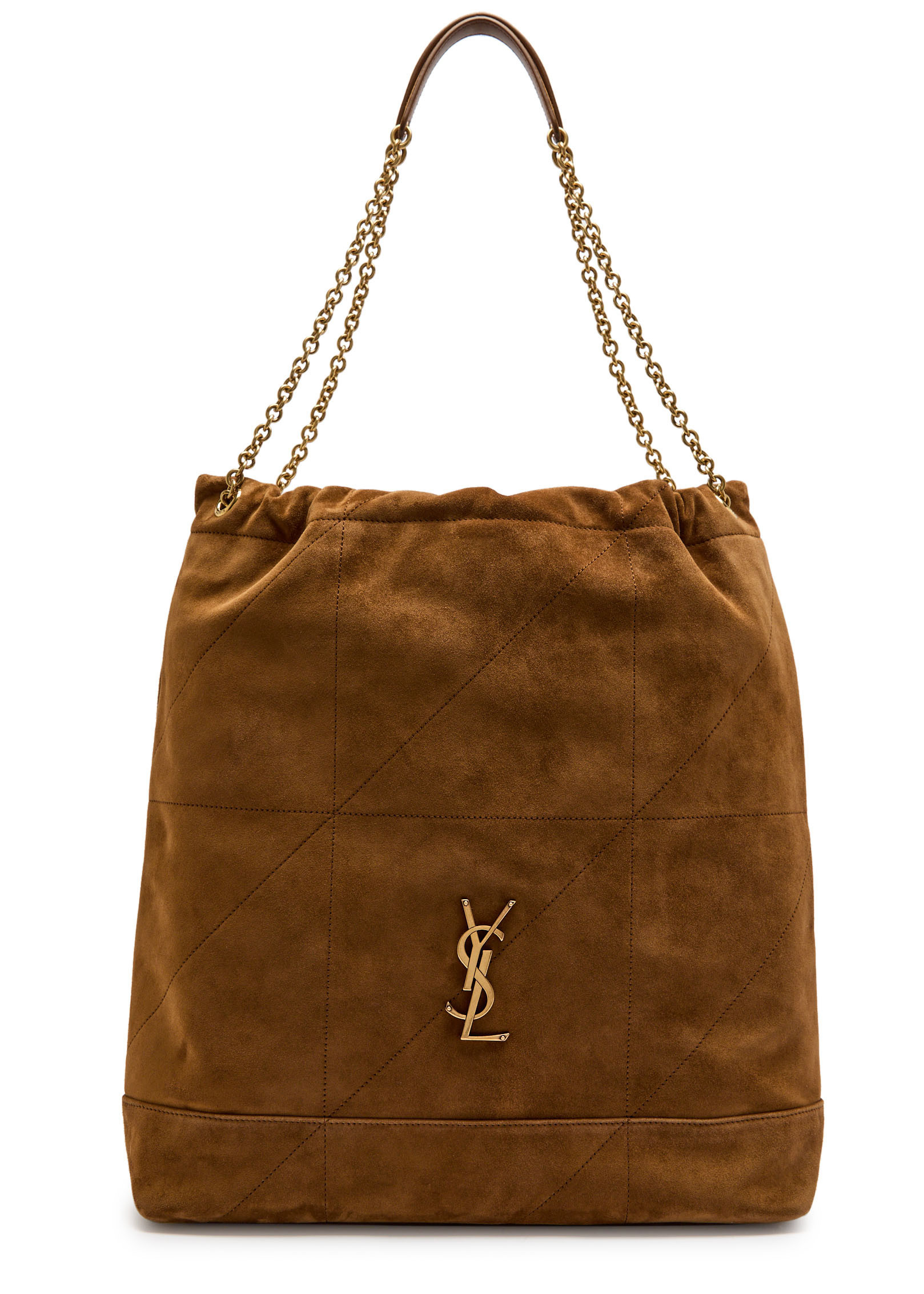 Jamie Pochon large suede shoulder bag | Harvey Nichols