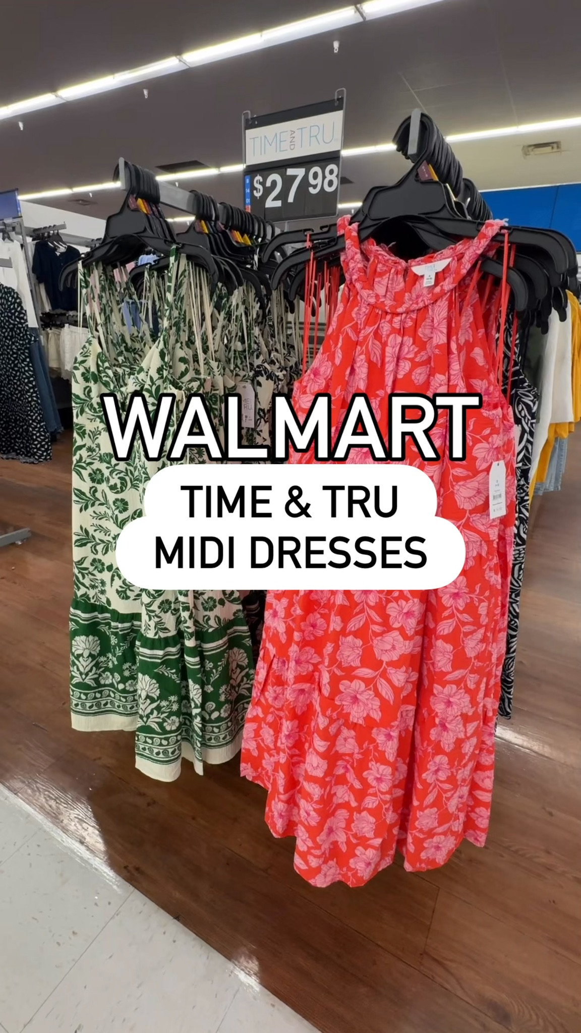 Walmart time and tru midi dresses

#LTKootd #LTKmomlife