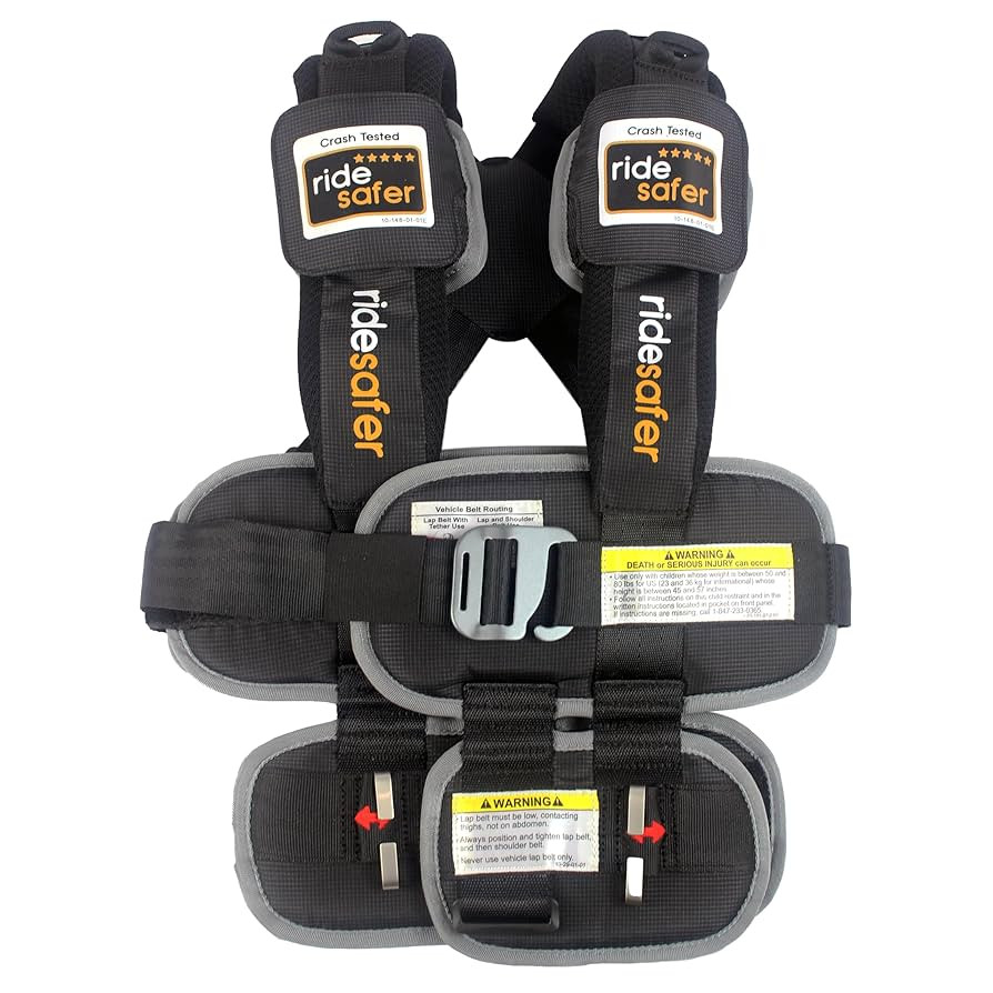 Small Black, Lightweight, Compact, Portable Car Seat - Perfect for Travel and Everyday Child Safe... | Amazon (US)