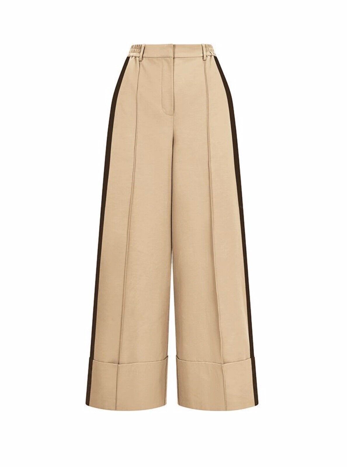 Palones Nottinghill Wide Leg Women Beige Casual Trousers Uk8 EUR 34 for sale online | eBay | eBay US