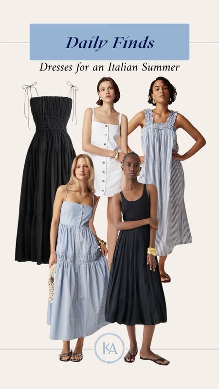 I’m so excited for my trip to Italy next month. J.Crew has some gorgeous dresses perfect for a European vacation. 

#LTKStyleTip #LTKSeasonal #LTKTravel