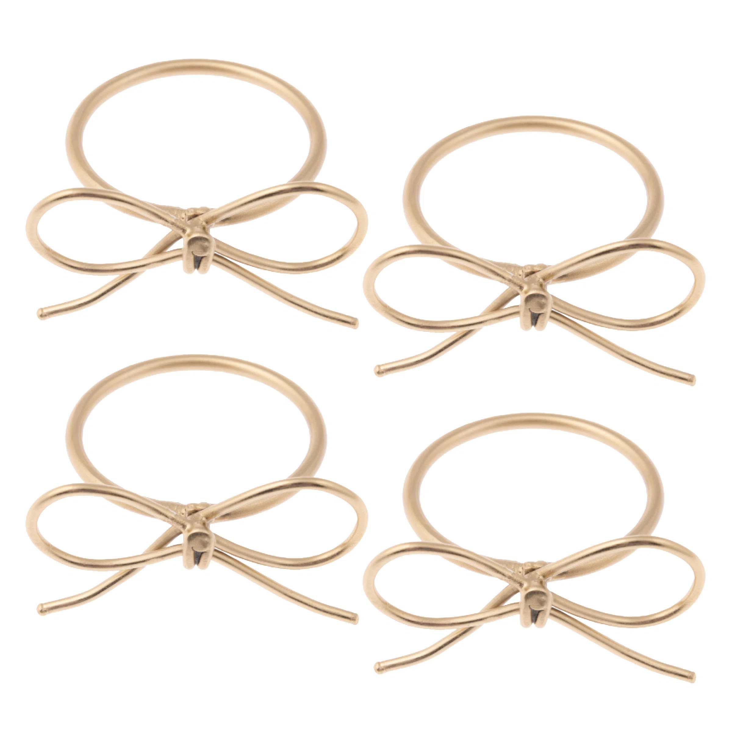 Bow Napkin Rings (Set of 4) | Wayfair North America