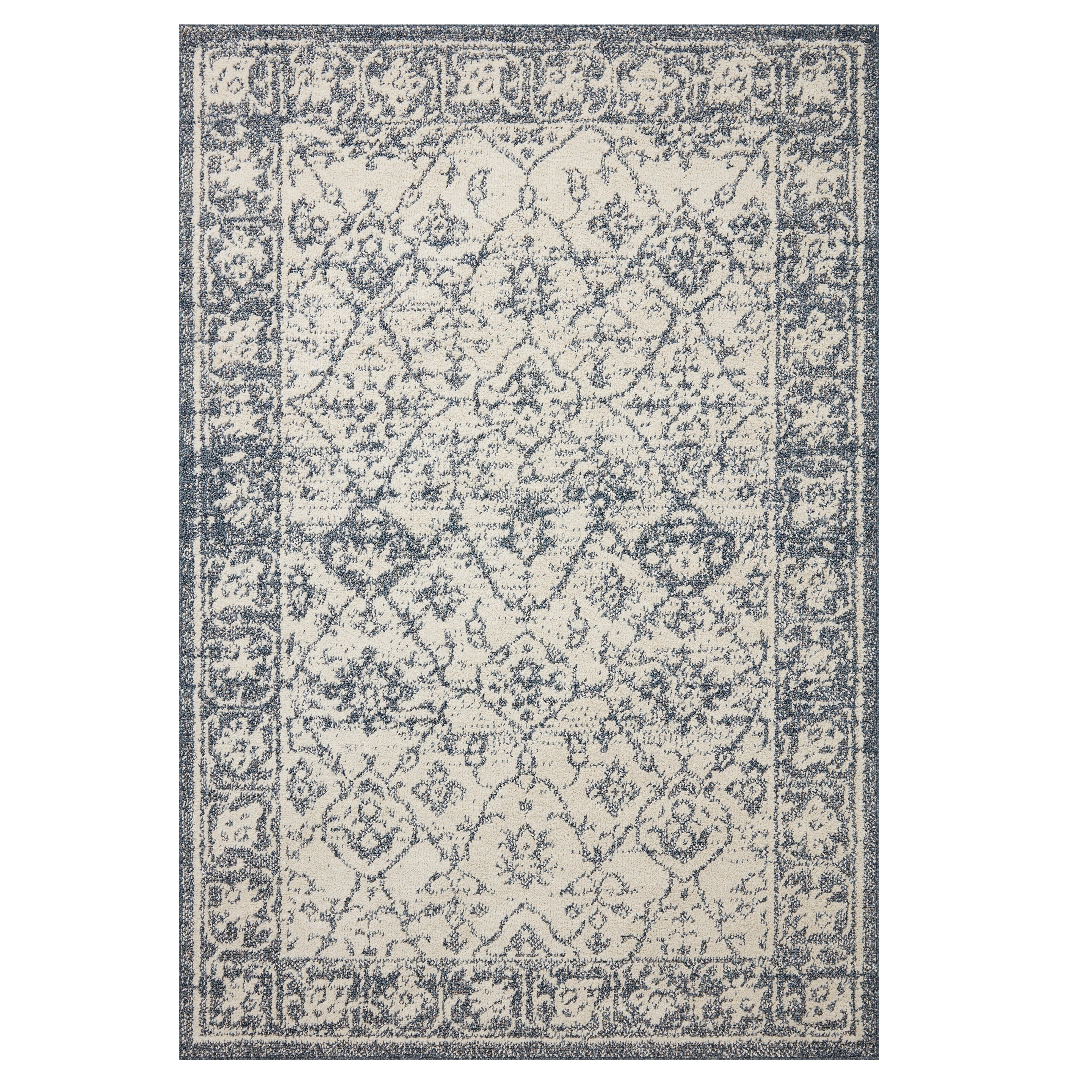 Gigi Ivory Blue Rug | Magnolia