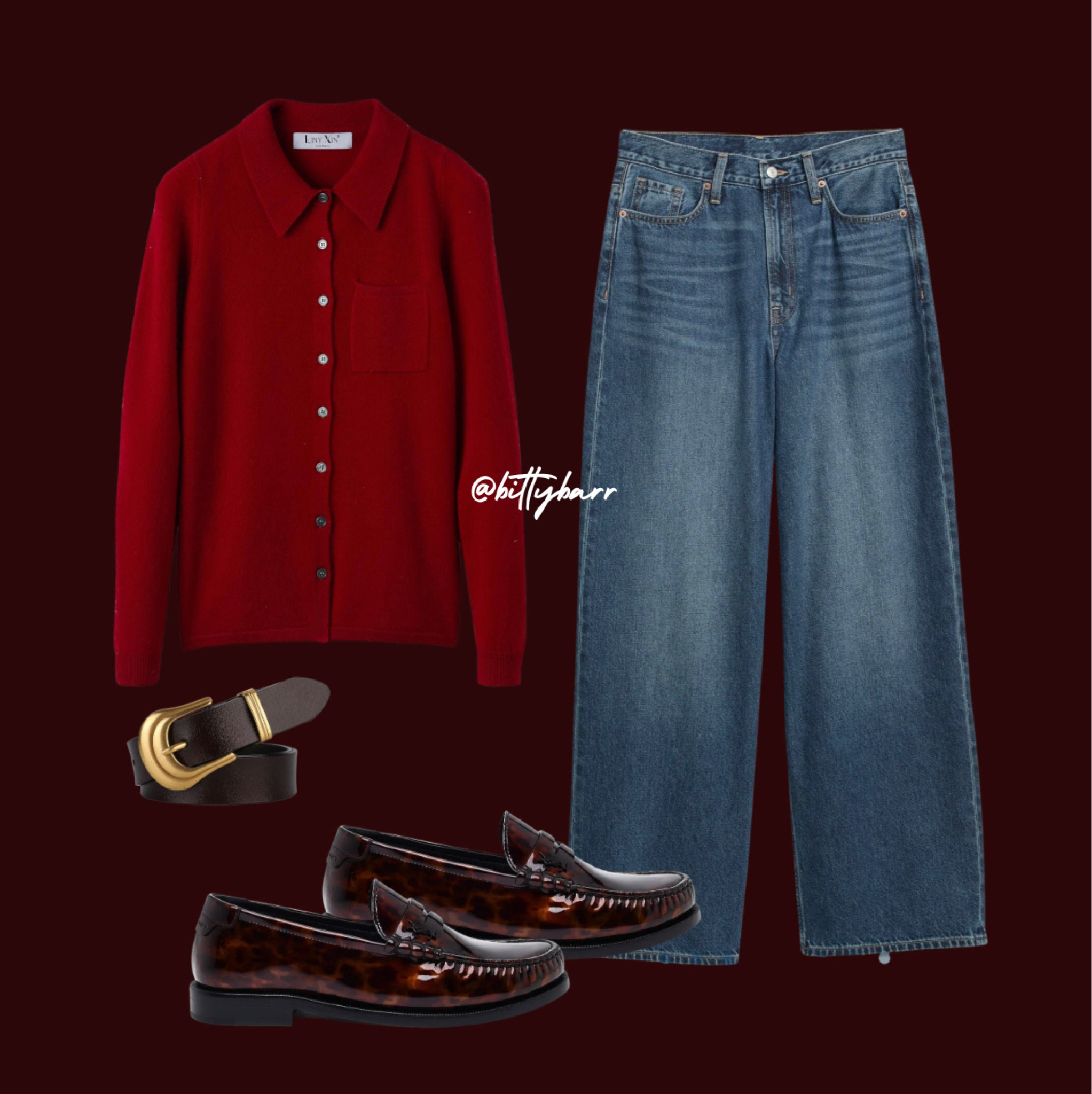 Styling a red sweater 

#LTKstyletip #LTKfindsunder50