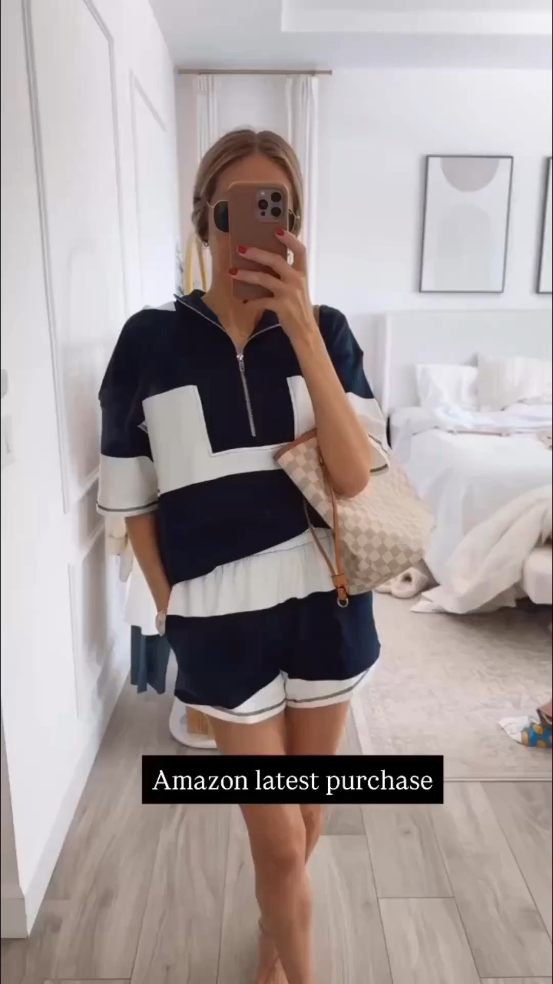 Great amazon set  
Amazon latest purchase 
Adorable stripe shorts set 
Great quality , tts, wearing small

#LTKU #LTKOver40 #LTKSeasonal