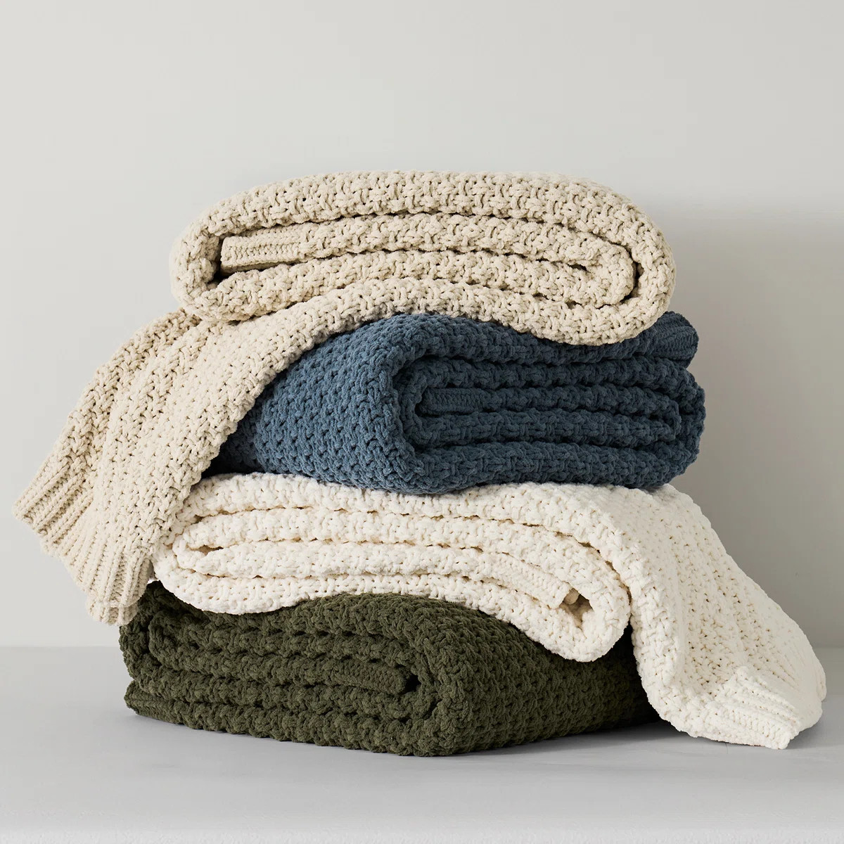 Chunky Chenille Knit Throw Blanket | Wayfair North America