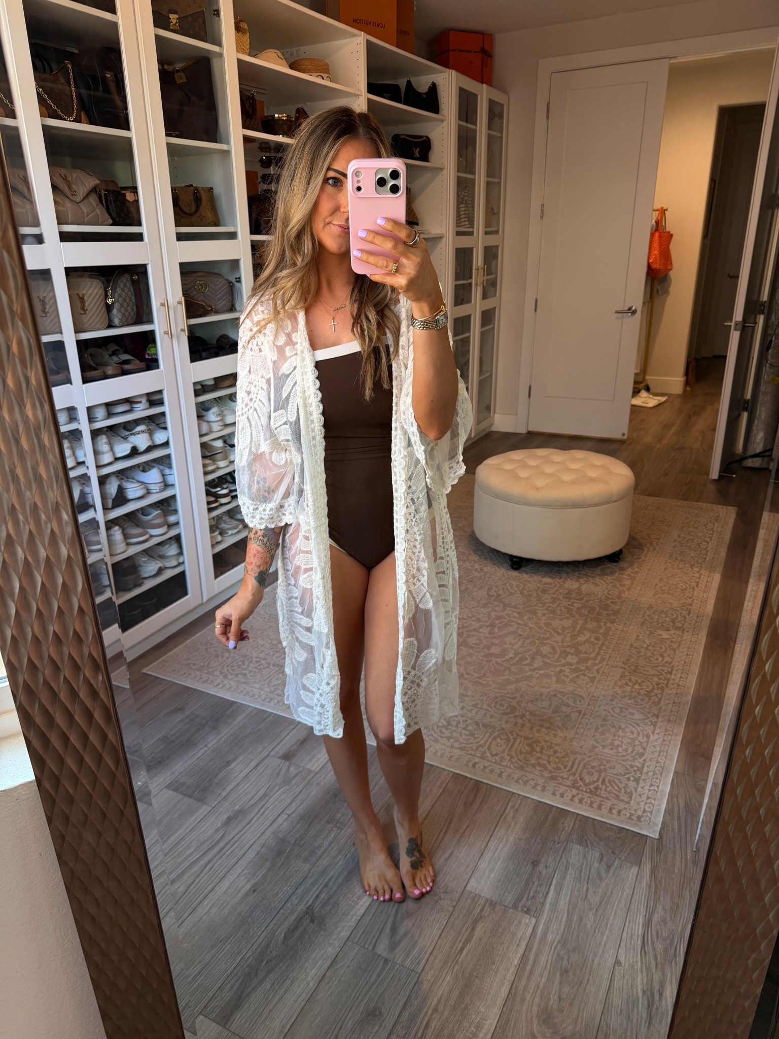 Wearing size small in the bathing suit 

#LTKgrwm #LTKootd #LTKSwim