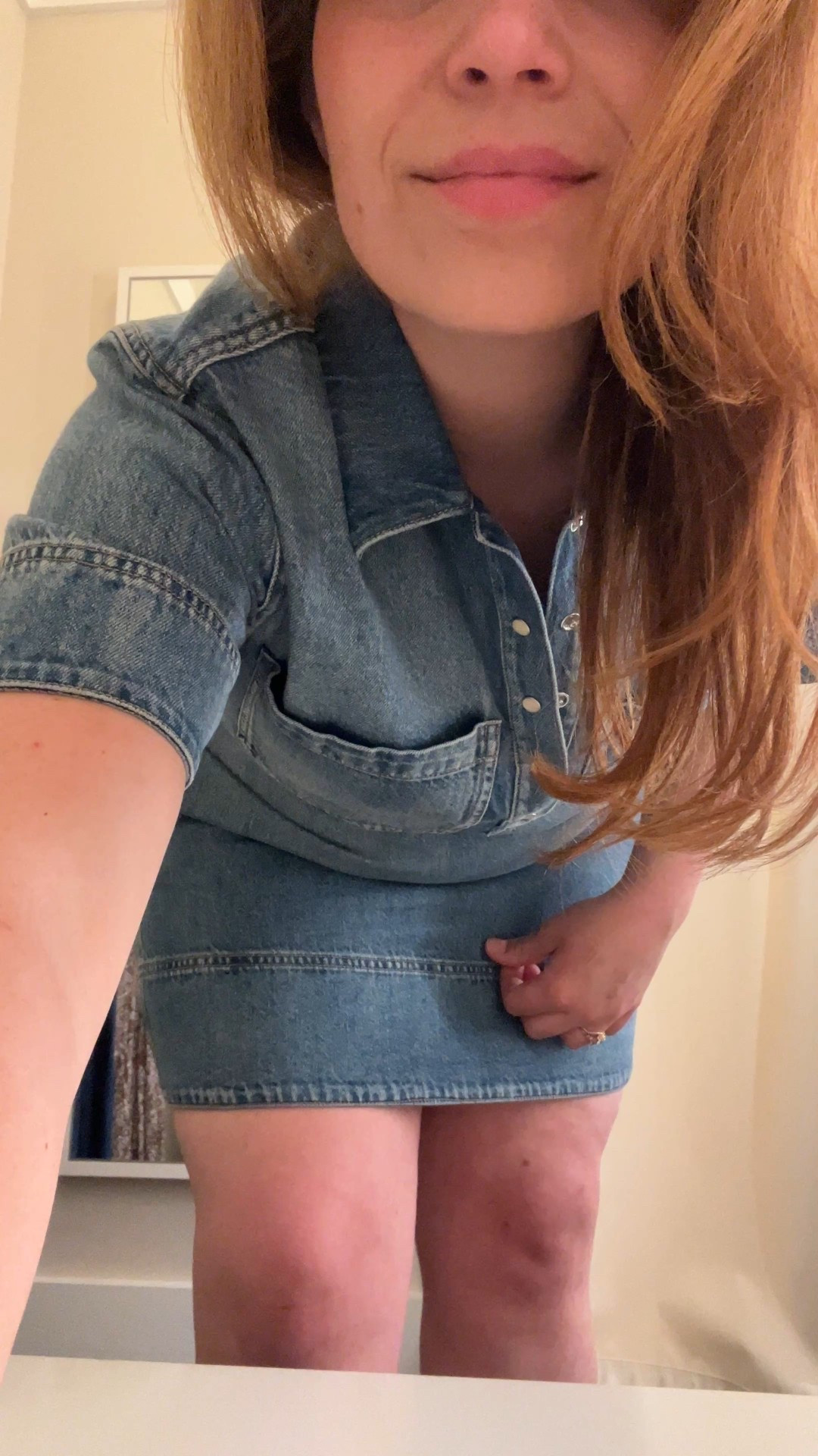 I went for a walk and ended up at a Madewell. I tried a bunch of stuff on because it’s been a while and my hair gets progressively more frizzy with each item. I actually loved a lot and I didn’t think I would.

This dress was cute, but not for me. I grabbed a medium and I definitely would size up if I wanted to purchase it because it was a little bit fitted in the hips and I wanted it to be roomy.

#LTKxMadewell #LTKMidsize #LTKSeasonal