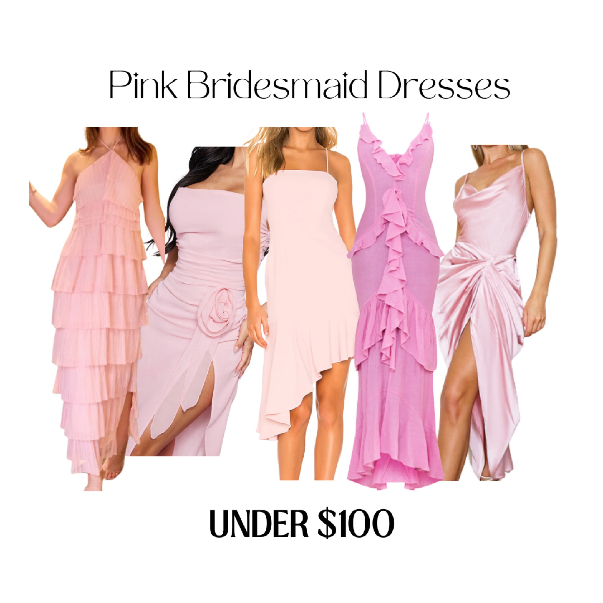 a few pink dresses perfect for a spring/summer wedding 💕🌸 

#LTKwedding #bridesmaiddresses #bridalparty #ruffledress #trendydress #flowerdress 

#LTKunder100 #LTKSeasonal #LTKstyletip
