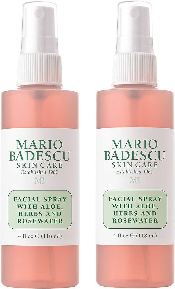 Mario Badescu Facial Spray with Aloe, Herbs and Rose Water for All Skin Types, Face Mist that Hyd... | Amazon (US)