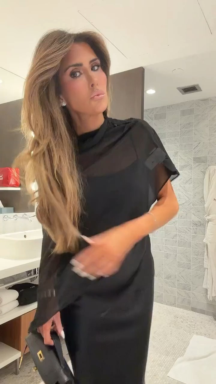 Classy black dress!! 🖤 I love the cape! Wearing a small! 

Shopbop fashion, Nordstrom 
fashion, Revolve, Date night, Special occasion, Special events outfits, GRWM, Fall outfits women, Fall wedding guest dress, Gemme Beauty, Emily Gemma

#LTKdayinmylife #LTKWedding #LTKootd