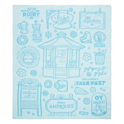 Jay Franco Gilmore Girls Fuzzy Feather Knit 50x60 Throw Blanket | Target