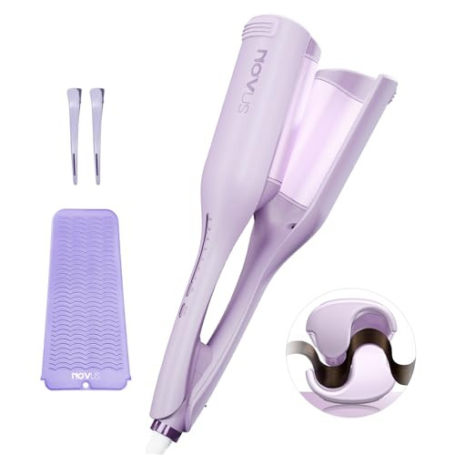 Waver Hair Tool NOVUSPRO Hair Crimper,Wave Curling Iron for All Hair Types,Ionic Waver Crimper Ea... | Amazon (US)