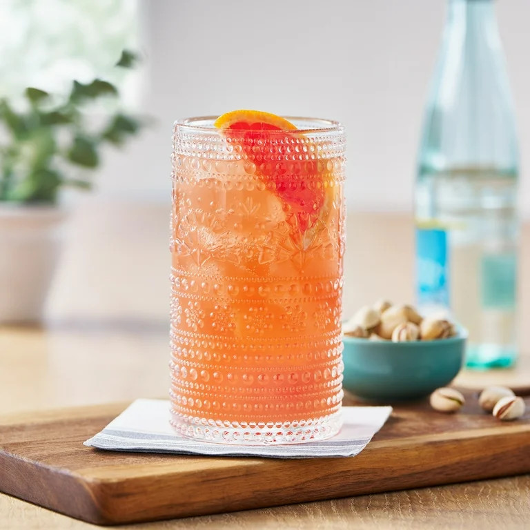 The Pioneer Woman Channing Glass 18-Ounce Tumbler, Clear - Walmart.com | Walmart (US)