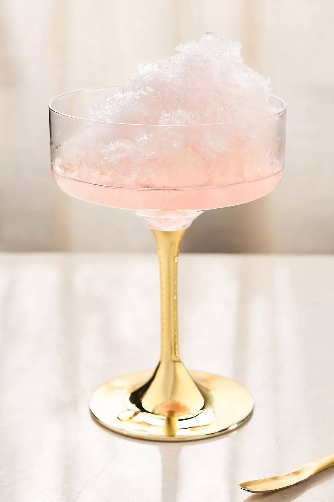 Morgan Metallic Coupe Glasses, Set of 4 | Anthropologie (US)