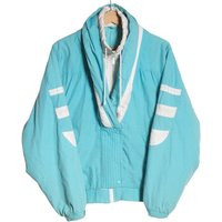 Vintage 1980's Blue & White Ski Jacket | Size 12 - Www.brickvintage.com | Etsy (UK)