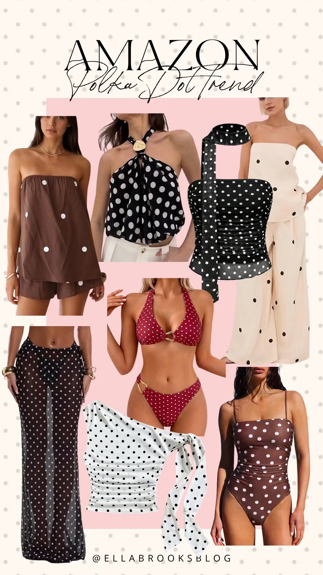 Amazon polka dot trend

Amazon fashion, summer style,
Matching set, polka dot set, polka dot swim, one piece swimsuit

#LTKSeasonal #LTKootd #LTKmomlife