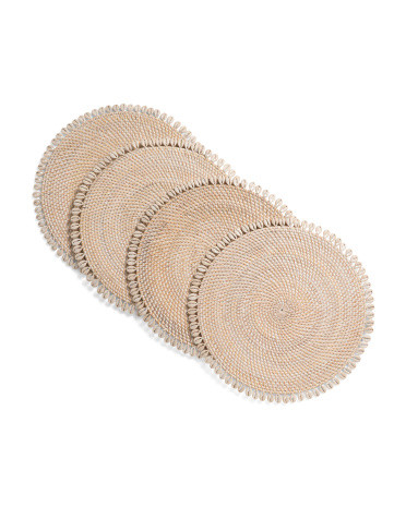 Set Of Four Capiz Placemats | TJ Maxx