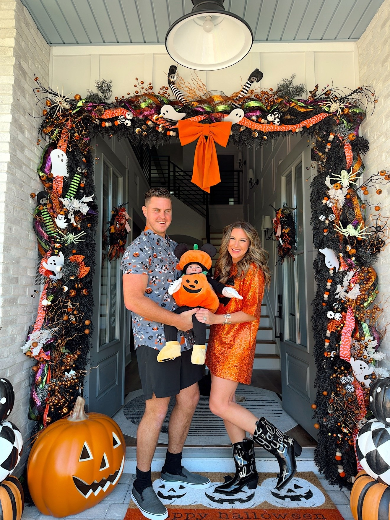 We are so excited to celebrate our little pumpkin’s first Halloween!!!! I’m in a medium sequin dress, boots and accessories- fits tts. 

#LTKFamily #LTKBaby #LTKHalloween