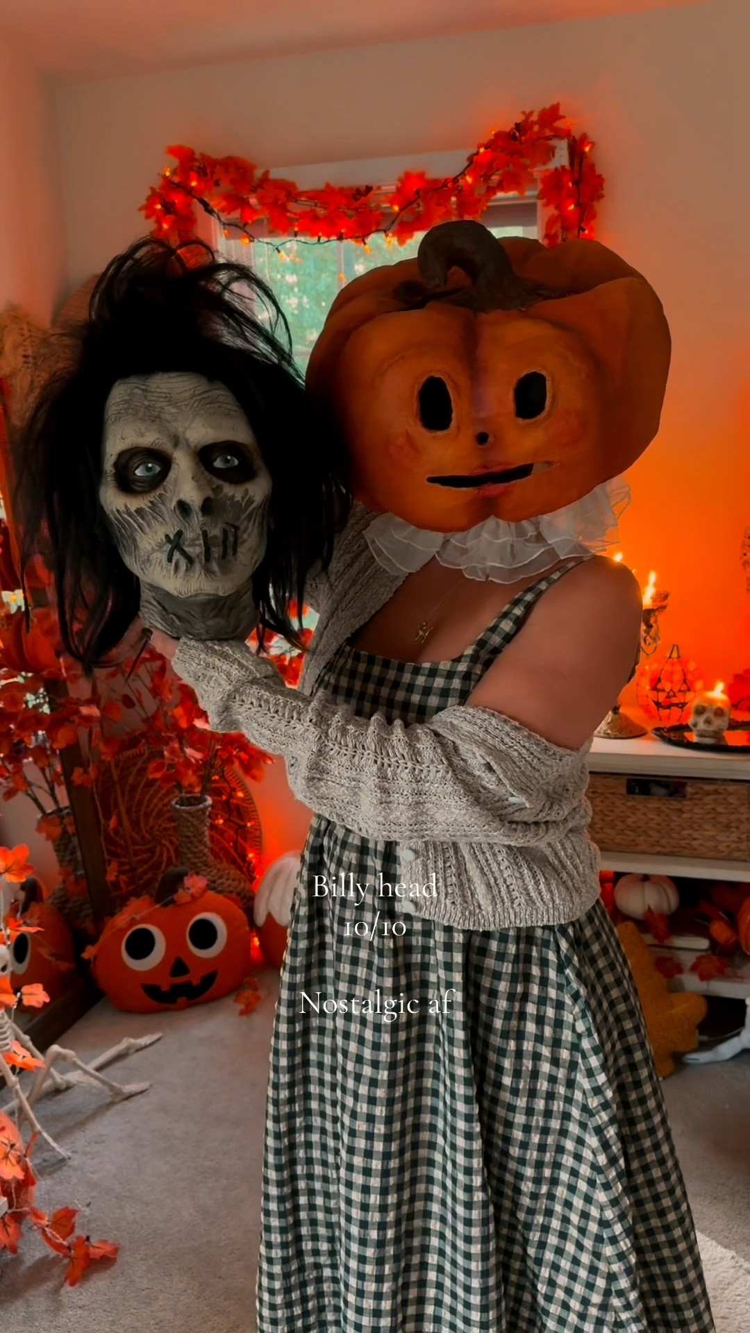 Gingham dress // fall outfit // Halloween decor 

#LTKStyleTip #LTKSeasonal #LTKHome