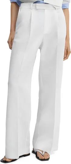 Lugo High Waist Wide Leg Pants | White Work Pants | White Dress Pants | Nordstrom
