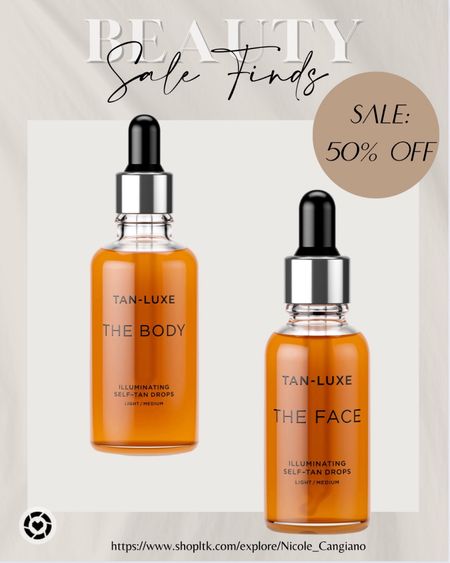 This combo is 70% off right now!  I got it for $14!  That’s amazing. These tan drops are great for an all year round glow. I use them every other night. 

#LTKsalealert #LTKbeauty #LTKfindsunder50