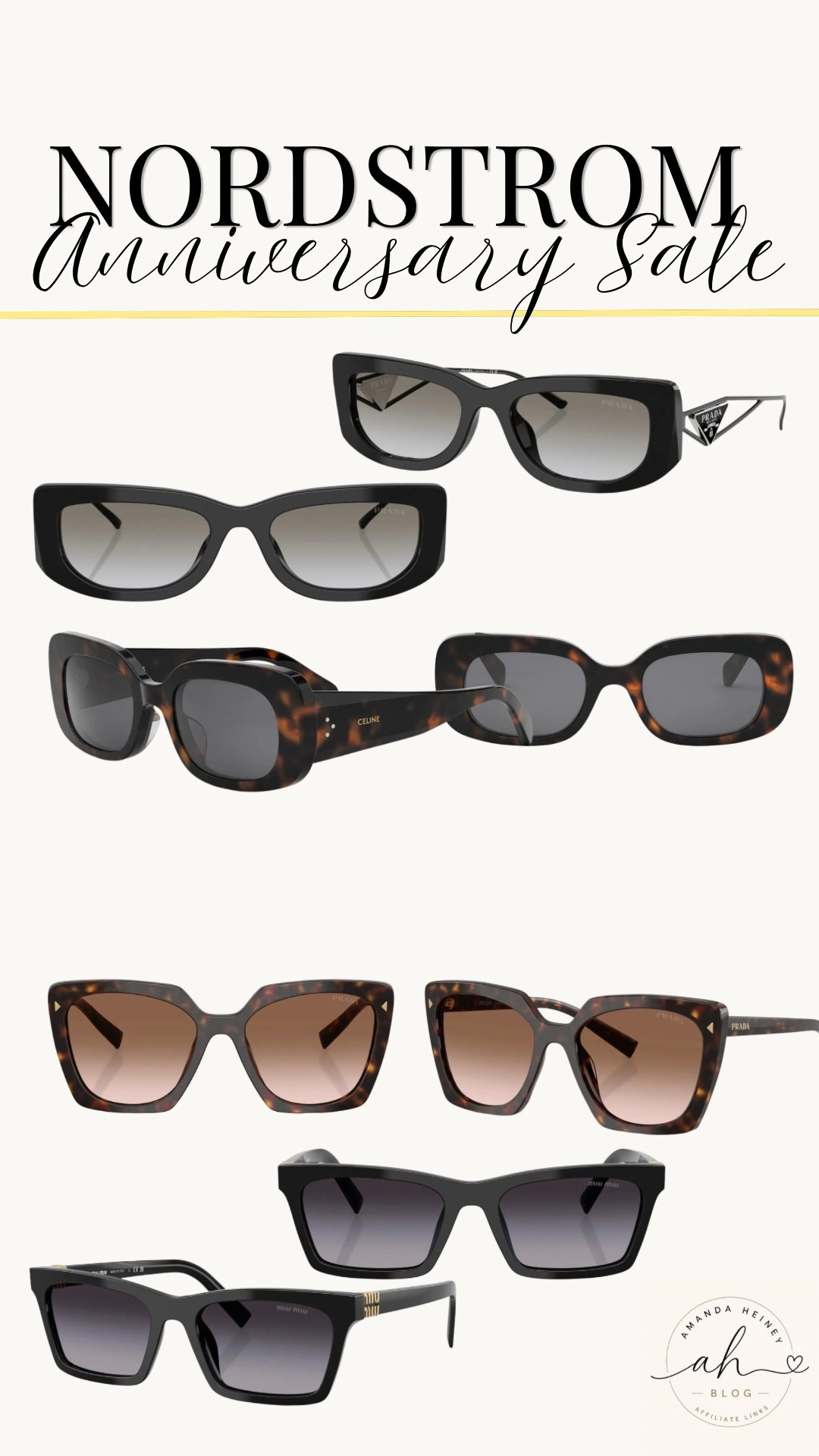 Some of my top picks for sunglasses from the Nsale! Omg the Prada ones 😍😍

#LTKSaleAlert #LTKootd #LTKgrwm