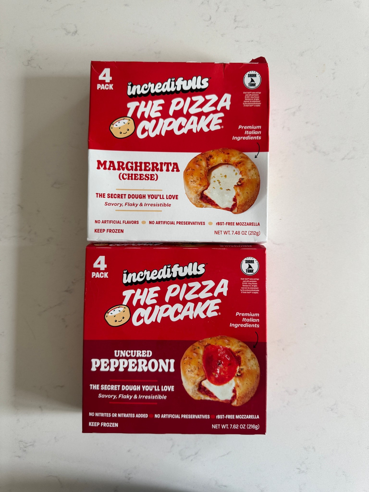 I tried these fun pizza cupcakes and my kids and I loved them! They were small so I would imagine 2-3 per kid for a main meal. The crust is flaky and the mozzarella is a real piece of fresh mozzarella! 

#LTKFamily #LTKKids #LTKSummerEdit