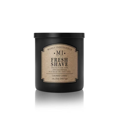 16.5oz Jar Candle Classic Collection Fresh Shave - Manly Indulgence | Target