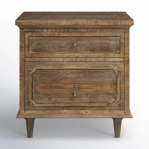 Rahul 27'' W Unfinished Solid Wood Nightstand | Wayfair North America
