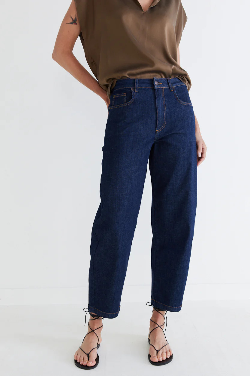 The Barrel Leg Denim Pants | Ruti