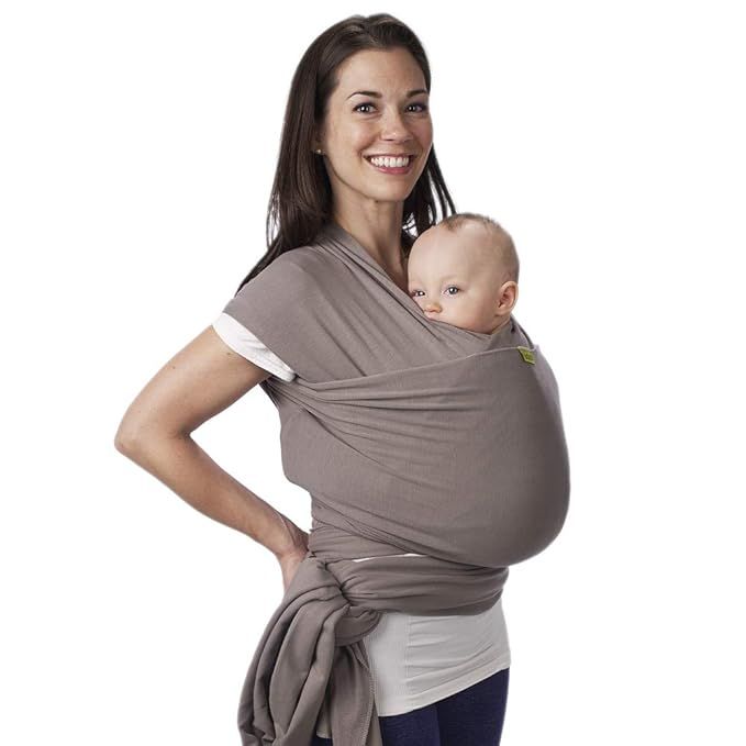 Boba Baby Wrap Carrier, Grey - Original Stretchy Infant Sling, Perfect for Newborn Babies and Chi... | Amazon (US)