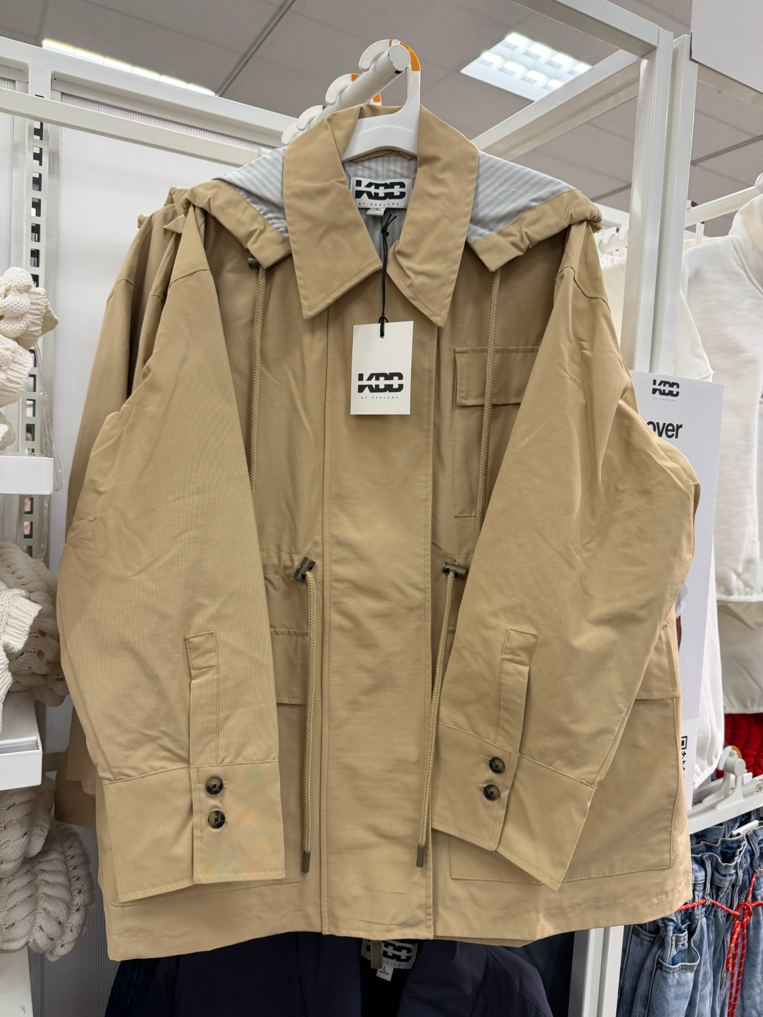 Found the perfect transitional layer at Target! The KBB by KAHLANA ‘The Cinched Anorak Jacket’ is such a chic take on a classic utility piece. I love how the adjustable cinched waist lets you customize the silhouette for a more tailored look, or you can keep it loose for those effortless street style vibes. It is lightweight enough for spring layering but substantial enough to keep you comfortable on a breezy day. This tan shade is a total neutral staple that goes with everything from denim to your favorite athleisure sets!

silver hardware, gallery wall, date night outfits, sunday hoodie, knits and shawls, statement coat, vacation outfits beach, valentines outfit women, valentines day outfit women, work outfits, kahlana barfield brown, target style, target finds, anorak jacket, utility jacket, cinched waist, spring fashion, transitional style, lightweight jacket, neutral aesthetic, everyday outfit, street style women, affordable fashion, target fashion, chic utility, outer wear, spring layering, ltk shopper, ltk seasonal, ltk under 100, ltk under 75 

 #LTKootd #LTKSeasonal #LTKActive