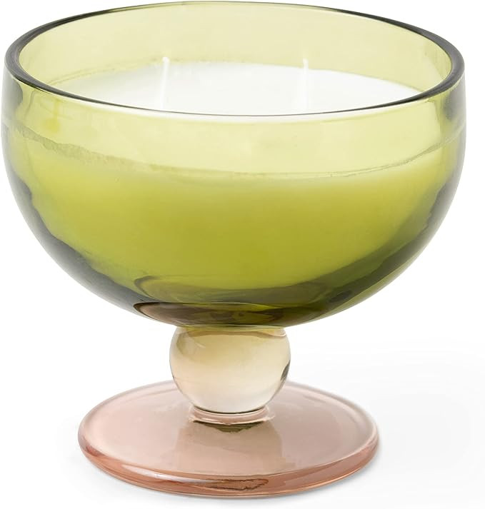 Paddywax Scented Candles Vintage Glass Aura Collection Soy Wax Blend 2-Wick Candle, 6-Ounce, Mist... | Amazon (US)