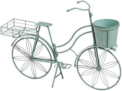 Cape Craftsmen Shabby-Chic Vintage Teal Bicycle Planter Outdoor Safe Décor for The Chic Home or ... | Amazon (US)