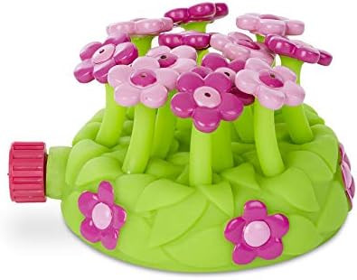 Melissa & Doug Sunny Patch Pretty Petals Flower Sprinkler Toy With Hose Attachment | Amazon (US)