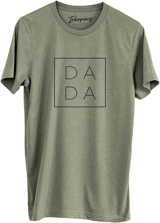 Inkopious DADA T-Shirt - First Time Father's Day Present - | Amazon (US)