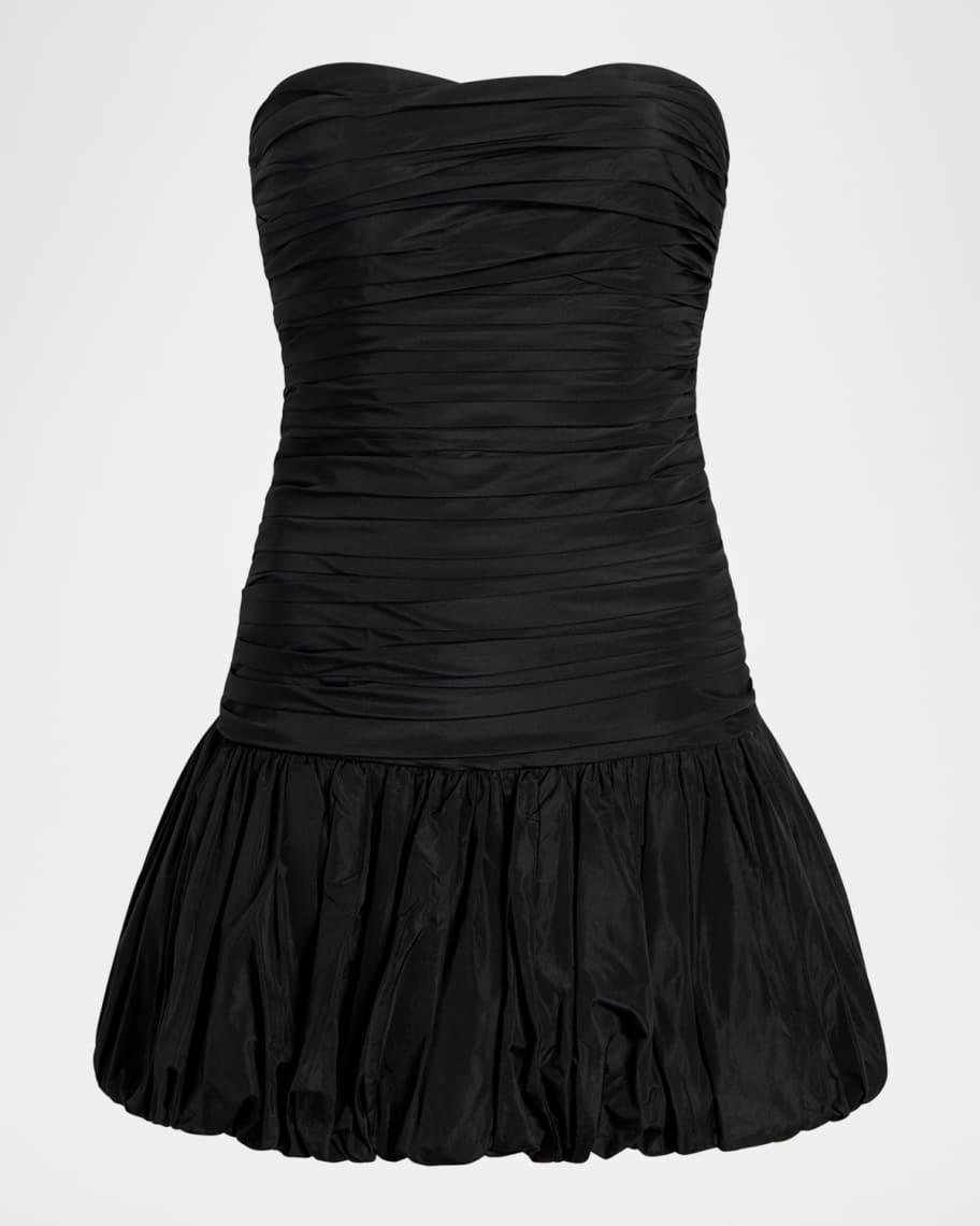 Cinq a Sept Rosanna Strapless Bubble Mini Dress | Neiman Marcus