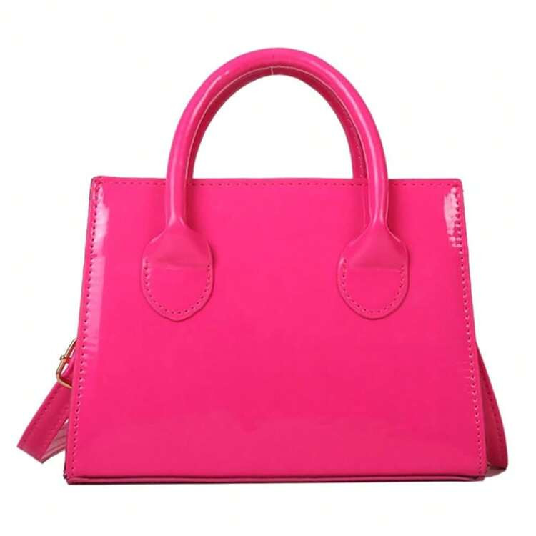 LocalPatent Leather Handbag Shinny Clutch Purse Mini Shoulder Bag Evening Purse For Women | SHEIN