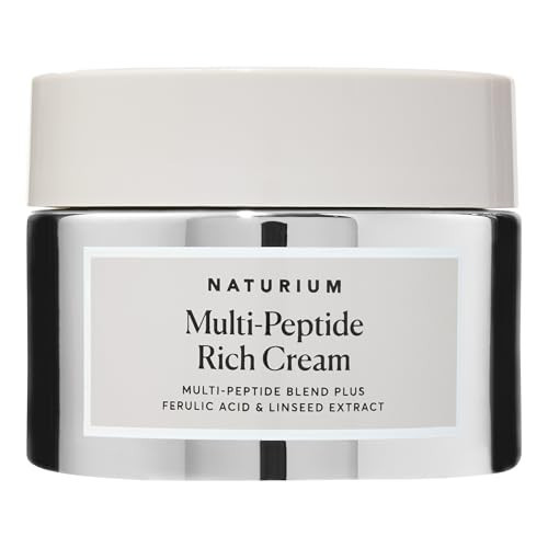Naturium Multi-Peptide Rich Cream, Hydrating & Nourishing to Help Appearance of Fine Lines & Wrinkles, Vegan & Cruelty-Free, 1.7 oz | Amazon (US)
