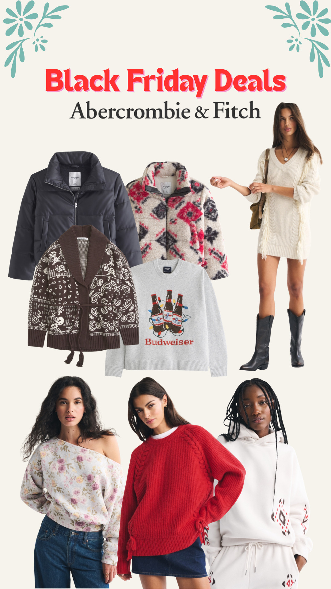Early Access to Abercrombie's Black Friday Sale. Save 24-50% off top trending pieces for everyone! 🎄💝🎁 

 #LTKCyberWeek #LTKGiftGuide #LTKSaleAlert